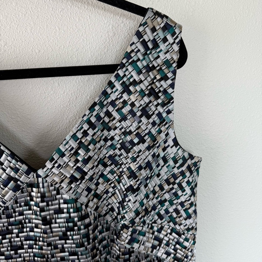 BOSS Hugo Boss Distripy Jacquard Ponte Dress Evening Party Business Casual Women - Picture 7 of 14